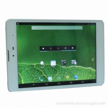 IPS 7.85-inch MT8389 Quad-core A7 Tablet PC, Android 4.2.2, with GPS and BT